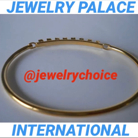 🆕14K Gold Filled Great Sparkling Crystal Bangle. - Picture 11 of 12